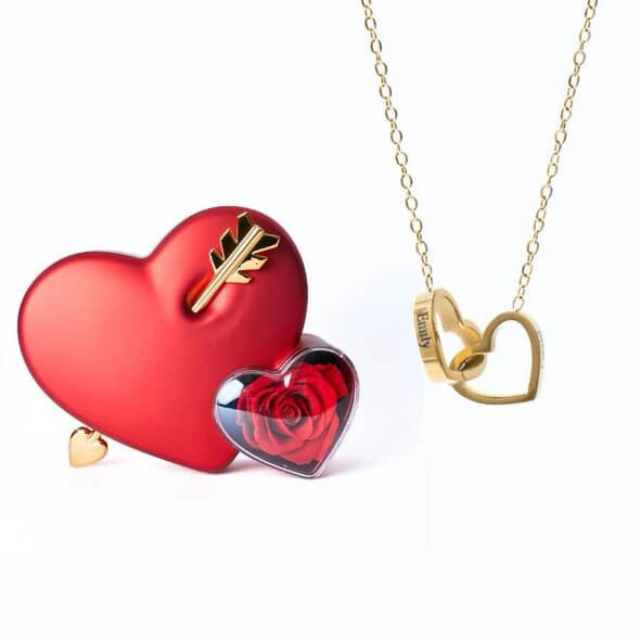 Eternal Love & personalized Necklace
