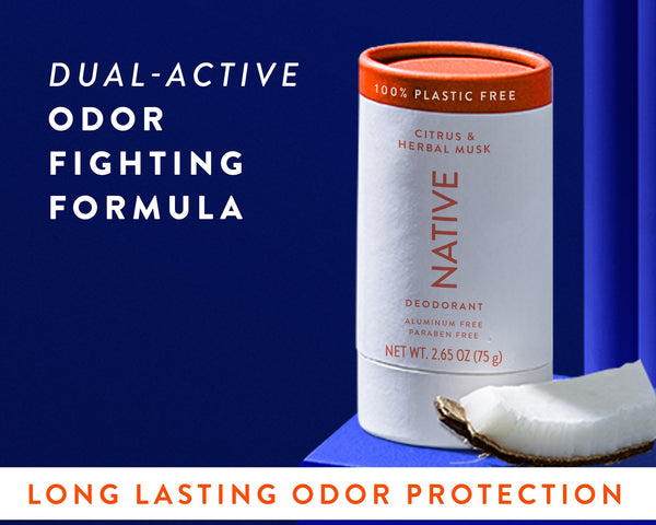 Citrus & Herbal Musk Deodorant Plastic-free Stick