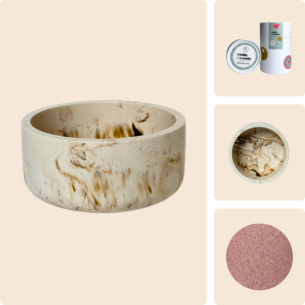 Emilie Pearled Candle Gift Set – Customisable, Refillable, Gift-Ready